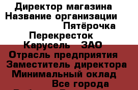 Директор магазина › Название организации ­ X5 Retail Group «Пятёрочка», «Перекресток», «Карусель», ЗАО › Отрасль предприятия ­ Заместитель директора › Минимальный оклад ­ 45 000 - Все города Работа » Вакансии   . Мордовия респ.